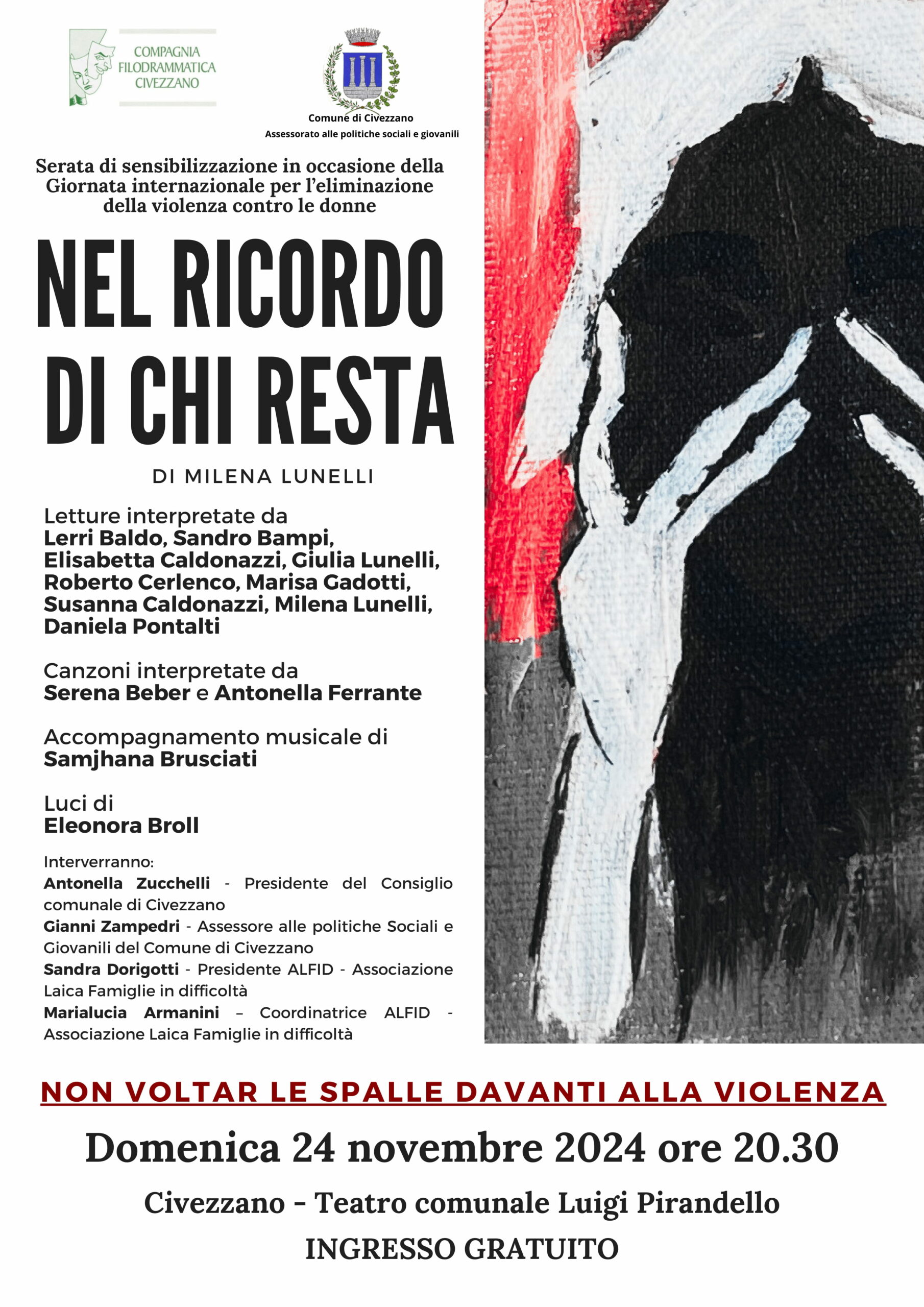 Non voltar le spalle alla violenza